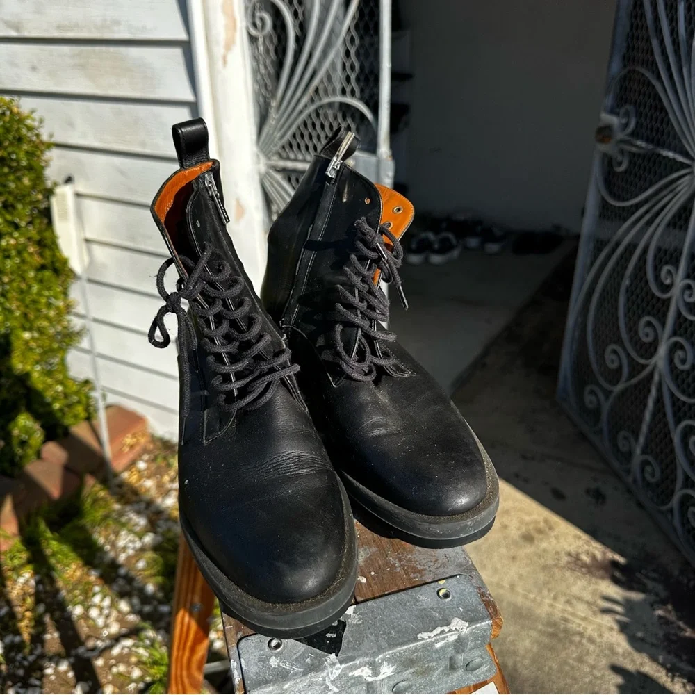 Vintage Cleregie Paris black lace up riding boots size EU 36.5 // US 6-6.5 - Picture 2 of 7